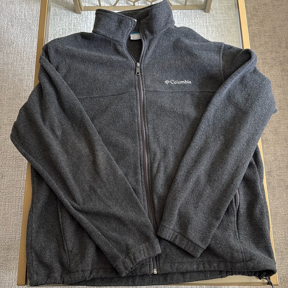 Men’s Columbia Fleece Jacket size XL Grey